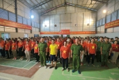 CÁN BỘ, GIÁO VIÊN, NHÂN VIÊN TRƯỜNG THCS NÀ TẤU HƯỞNG ỨNG CHƯƠNG TRÌNH ĐI BỘ “CÙNG VIỆT NAM TIẾN BƯỚC”